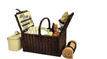 Buckingham Basket for Four with Blanket